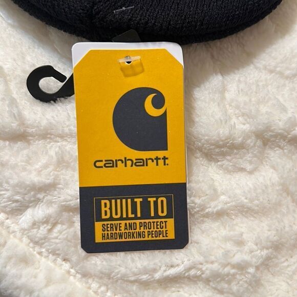 carhartt Black Men’s Unisex Knit Cuffed Beanie Hat - Picture 7 of 12